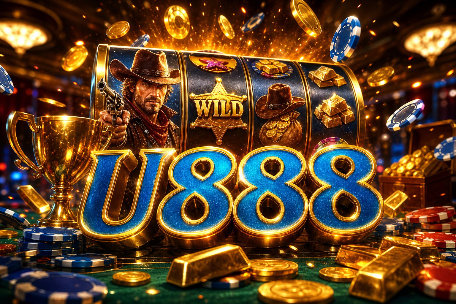 Ảnh chụp màn hình khu vực ưu đãi Golden Empire tại U888 trên điện thoại